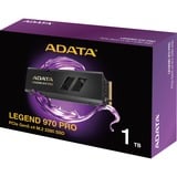 ADATA LEGEND 970 Pro 1 TB, SSD schwarz/gold, PCIe 5.0 x4, NVMe 2.0, M.2 2280