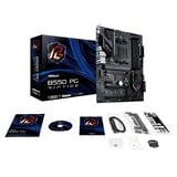 ASRock B550 PG RIPTIDE, Mainboard dunkelgrau