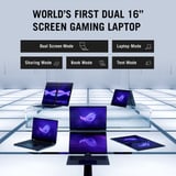 ASUS Zephyrus Duo (GX651AX-SR004W), Gaming-Notebook schwarz, Intel® Core™ Ultra 9 386H, NVIDIA GeForce RTX 5090, 64 GB LPDDR5X, 2 TB (2 TB SSD), Windows 11 Home