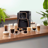 Arzum Okka Espresso Pro M , Vollautomat schwarz/kupfer, mit Milchbehälter