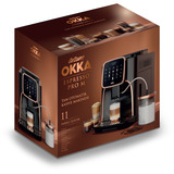 Arzum Okka Espresso Pro M , Vollautomat schwarz/kupfer, mit Milchbehälter