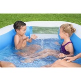 Bestway Family Pool "Splashview", mit Seitenfenster, Schwimmbad hellblau/weiß, 270cm x 198cm x 51cm