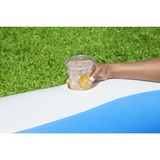 Bestway Family Pool "Splashview", mit Seitenfenster, Schwimmbad hellblau/weiß, 270cm x 198cm x 51cm