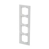 Busch-Jaeger Rahmen vierfach weiß, Retail