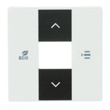 Busch-Jaeger Zentralscheibe studiows, Rahmen weiß, Retail