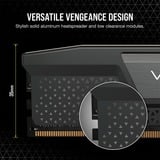 Corsair DIMM 32 GB DDR5-6000 (2x 16 GB) Dual-Kit, Arbeitsspeicher schwarz, CMK32GX5M2B6000C38, Vengeance, INTEL XMP