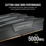 Corsair DIMM 32 GB DDR5-6000 (2x 16 GB) Dual-Kit, Arbeitsspeicher schwarz, CMK32GX5M2B6000C38, Vengeance, INTEL XMP