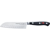 DICK Premier Eurasia Santoku Kullenschliff, 14cm, Messer schwarz/silber