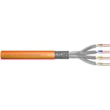 Digitus Professional Cat.7 S/FTP Verlegekabel simplex, Cca orange, 500 Meter Trommel