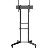 Digitus TV Präsentationswagen DA-90447 mit Ablage, Halterung schwarz, für Bildschirme bis 70" / 178cm