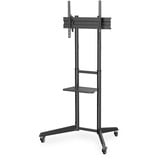 Digitus TV Präsentationswagen DA-90447 mit Ablage, Halterung schwarz, für Bildschirme bis 70" / 178cm