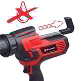 EINHELL Akku-Kartuschenpistole TE-SG 18/10 Li - Solo rot/schwarz, ohne Akku und Ladegerät