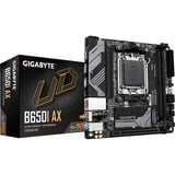 GIGABYTE B650I AX, Mainboard schwarz/grau