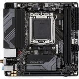 GIGABYTE B650I AX, Mainboard schwarz/grau