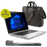 HP  Elitebook 830 G5 Generalüberholt, Notebook silber, Windows 10 Pro 64-Bit, inkl Tasche und Dockingstation , 33.8 cm (13.3 Zoll), 256 GB SSD
