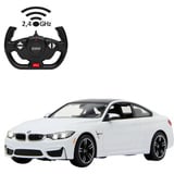 Jamara Deluxe Car Series - BMW M4 Coupe, RC weiß, Maßstab 1:14, 2,4 GHz