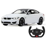 Jamara Deluxe Car Series - BMW M4 Coupe, RC weiß, Maßstab 1:14, 2,4 GHz
