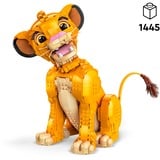 LEGO 43247 Disney Simba, Der junge König der Löwen, Konstruktionsspielzeug 