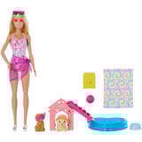 Mattel Barbie Hündchen Pool Party - Aloha Blonde, Puppe 