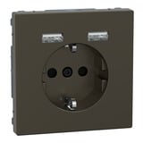 Merten Schutzkontakt Steckdose mit USB Ladegerät Retail