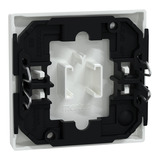 Merten Wippe Klingel für Wechselschalter, Kreuzschalter und Taster, 1-fach, glänzend weiß (glänzend), Retail