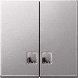 Merten Wippe Symbol Fenster für Serien- und Doppeltaster-Einsatz aluminium, Retail