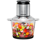 Rommelsbacher Multi-Zerkleinerer MZ 800 edelstahl/schwarz, 800 Watt, Glasbehälter 2,7 Liter