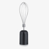 Severin Kabelloser Stabmixer SM 3775 Premium-Set edelstahl (gebürstet)/schwarz, Li-Ion Akku, 2.000 mAh, mit Zerkleinerer, Kartoffelstampfer, Schneebesen