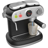 Smoby Espresso Kaffeemaschine, Rollenspiel schwarz/silber