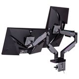 Thermaltake Dual RGB Gaming Monitor Arm, Monitorhalterung schwarz, für Monitore 17" - 35"