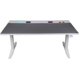 Thermaltake G700 RGB White Gaming Desk, Gaming-Tisch weiß, RGB-LED-Lichtleiste 16,8 Millionen Farben