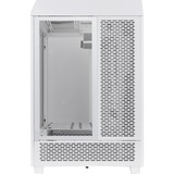 Thermaltake The Tower 500 Snow White, Tower-Gehäuse weiß, Tempered Glass