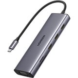 UGREEN CM498 10-in-1 USB-C Hub, Dockingstation silber