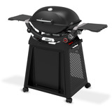 Weber Gasgrill Q 2800N+ mit Premium-Rollwagen schwarz, 5,28 kW, mit Seitentischen