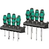 Wera Schraubendreher Satz Big Pack 300 schwarz/grün, Kraftform Plus, Lasertip