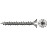 fischer Spanplattenschraube PowerFast II 3,0x30 Senkkopf TX 200 Stück, mit Vollgewinde, Edelstahl A2