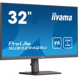 iiyama XUB3294QSU-B1, LED-Monitor 80 cm(31.5 Zoll), schwarz, WQHD, HDMI, DisplayPort, Pivot, USB