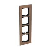 0 Rahmen vierfach bronze, Retail