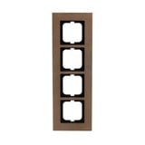 0 Rahmen vierfach bronze, Retail