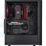ALTERNATE Custom PC Series • Red Hero Essentials Gaming-PC schwarz/transparent, ohne Betriebssystem