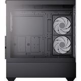 Aerocool P500D-G-BK-v1, Tower-Gehäuse schwarz, Tempered Glass x 2