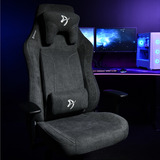 Arozzi Vernazza Softfabric XL, Gaming-Stuhl dunkelgrau, Dark Grey