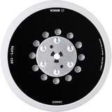 Bosch Expert Multiloch Universalstützteller, weich, Ø150mm, M8+5/16", Schleifteller schwarz, für Exzenterschleifer