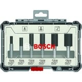 Bosch Professional Nutfräser-Set, 6-teilig 8mm-Schaft