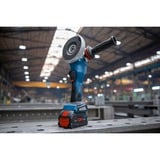 Bosch Professional PRO X-LOCK Akku-Winkelschleifer BITURBO GWX 18V-15 PSC Professional solo, Ø 125mm blau/schwarz, Ohne Akku und Ladegerät, in L-BOXX