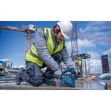 Bosch Professional PRO X-LOCK Akku-Winkelschleifer BITURBO GWX 18V-15 PSC Professional solo, Ø 125mm blau/schwarz, Ohne Akku und Ladegerät, in L-BOXX