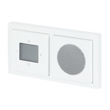 Busch-Jaeger DAB Plus Radiowecker Komplettset Typ 8220 UJ-84-101 Unterputz Montage weiß (glänzend), Retail
