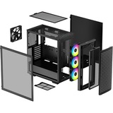 DeepCool CK560, Tower-Gehäuse schwarz