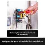 EINHELL E-Case Werkzeugkoffer Elektrik-VDE, 24-teilig, Werkzeug-Set rot/gelb, mit Werkzeug-Sortiment für Elektriker