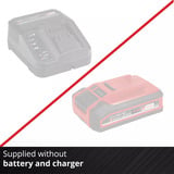 EINHELL Power X-Change Akku-Lötkolben TE-SI 18/480 Li E - Solo, 18Volt rot/schwarz, ohne Akku und Ladegerät